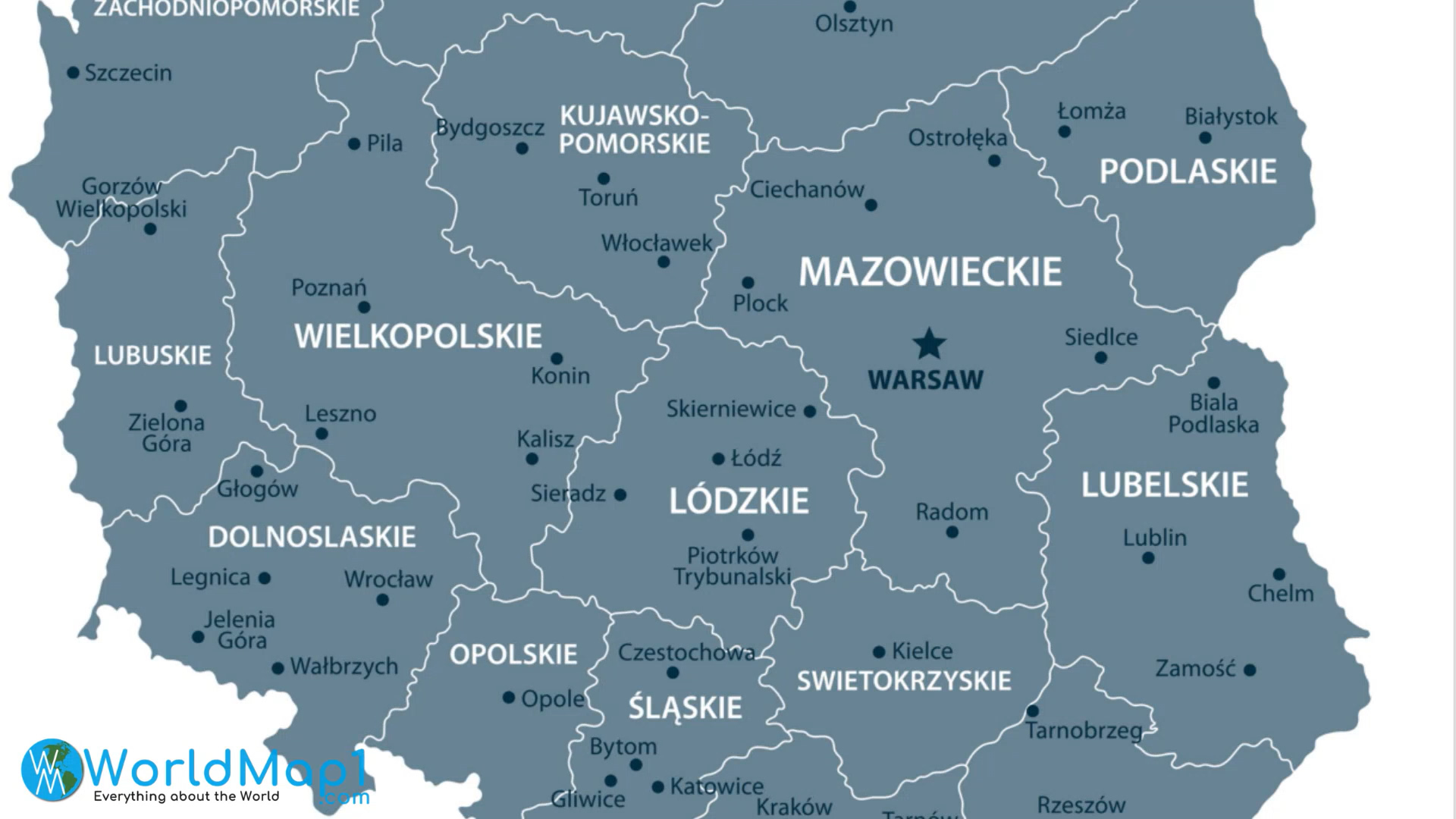 Kostenlose Polen Karte